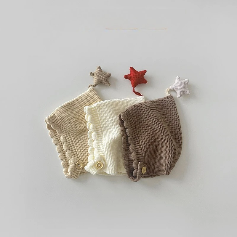 Gorro de punto con orejeras para bebé – Estrella primavera - imagen 3