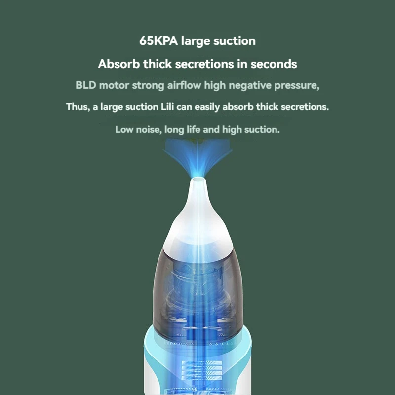 Aspirador nasal eléctrico para bebé – succión suave y segura - imagen 4