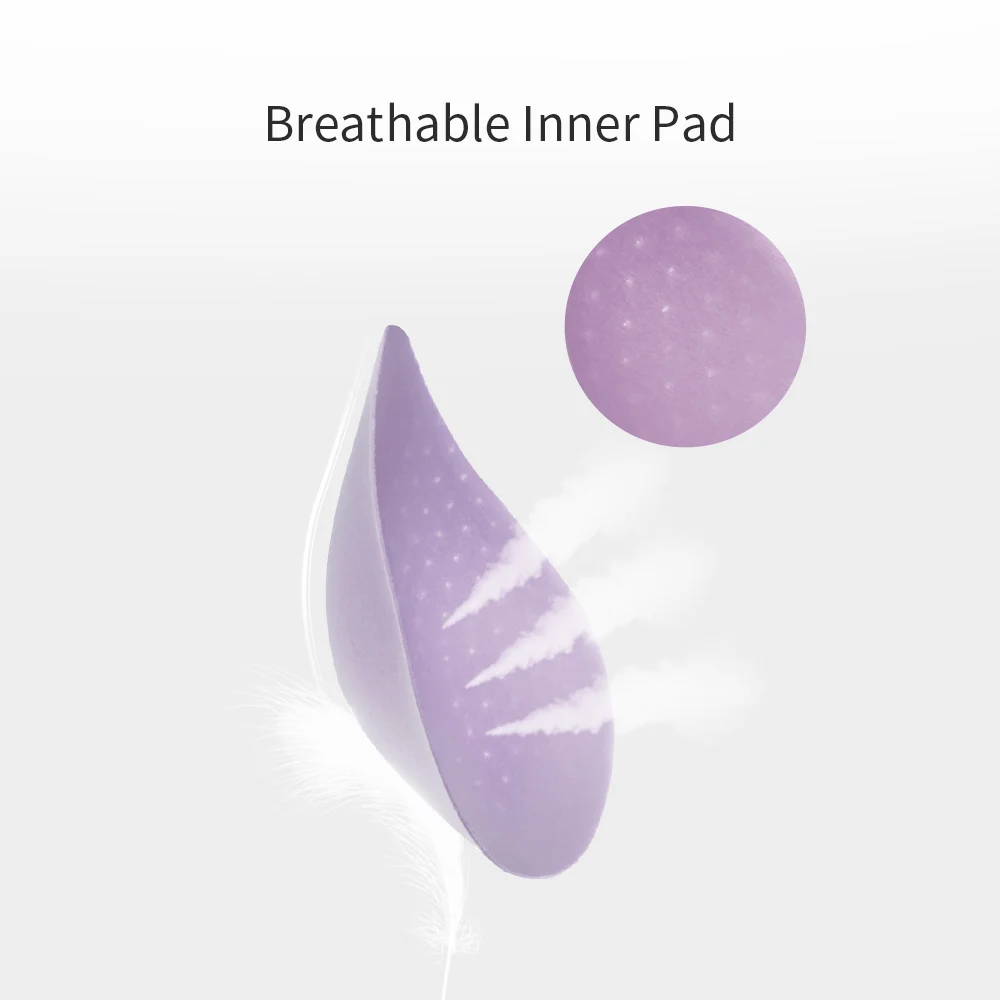 Sunveno-sujetadores de maternidad para lactancia, sostén sin aros, sin costuras, cómodo, con cuello en V profundo, ligero y delgado - imagen 4