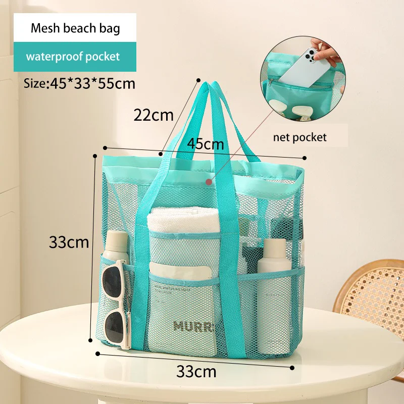 Bolsa de Playa Malla – Gran Capacidad Multiusos - imagen 5