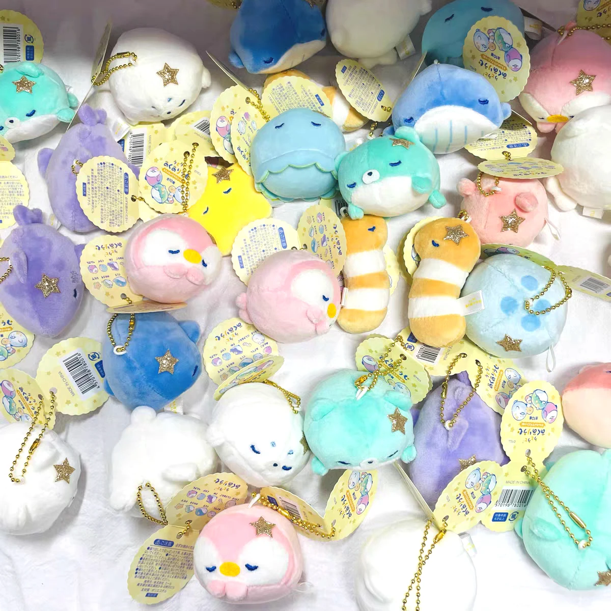 Peluches marinos de ballena, tiburón y pulpo – Colgante infantil - imagen 3