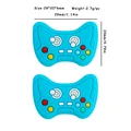 10pcs aqua blue