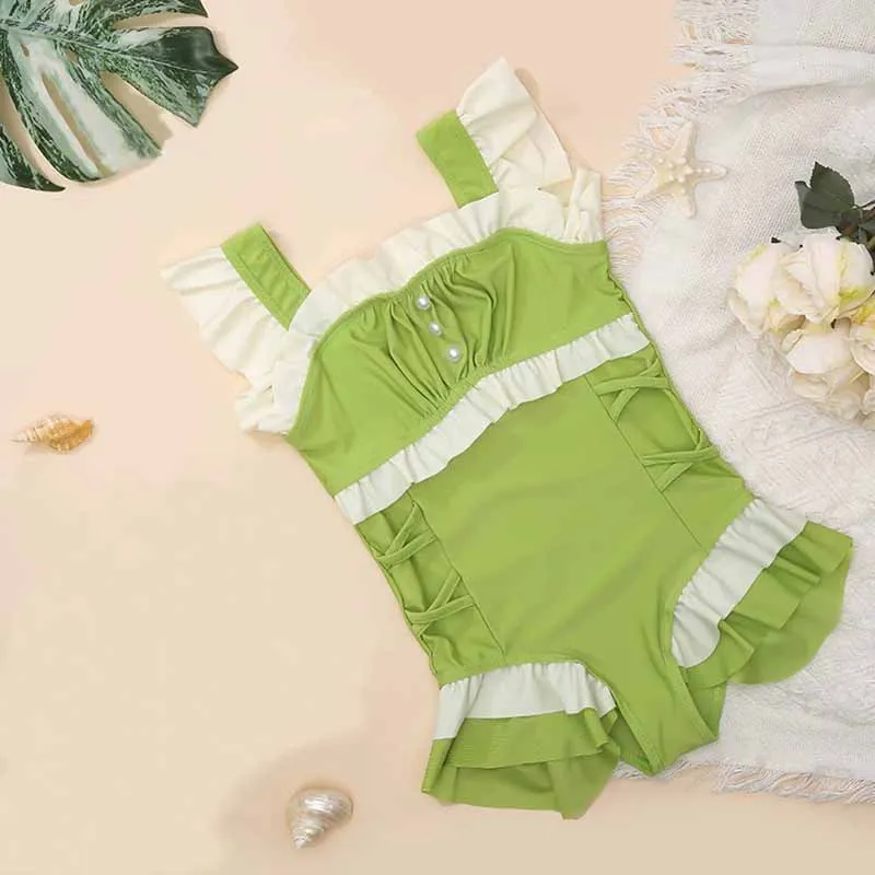 Bañador bodies para bebé niña verano sin mangas 3-8 años - imagen 4