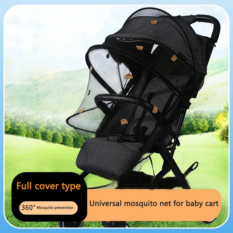 Mosquitera con cremallera para cochecito – Malla transpirable - imagen 2
