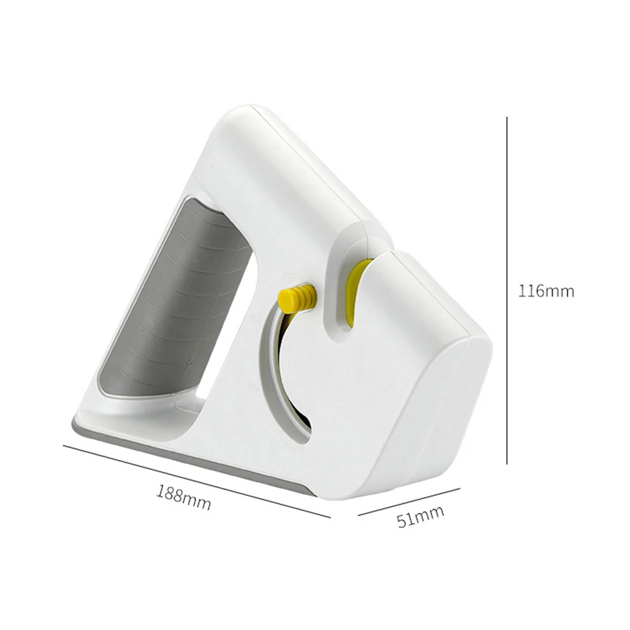 Afilador de cuchillos profesional multifunción 4 en 1, cuchillo dentado y tijeras, piedra para afilar, Base antideslizante recubierta - imagen 5