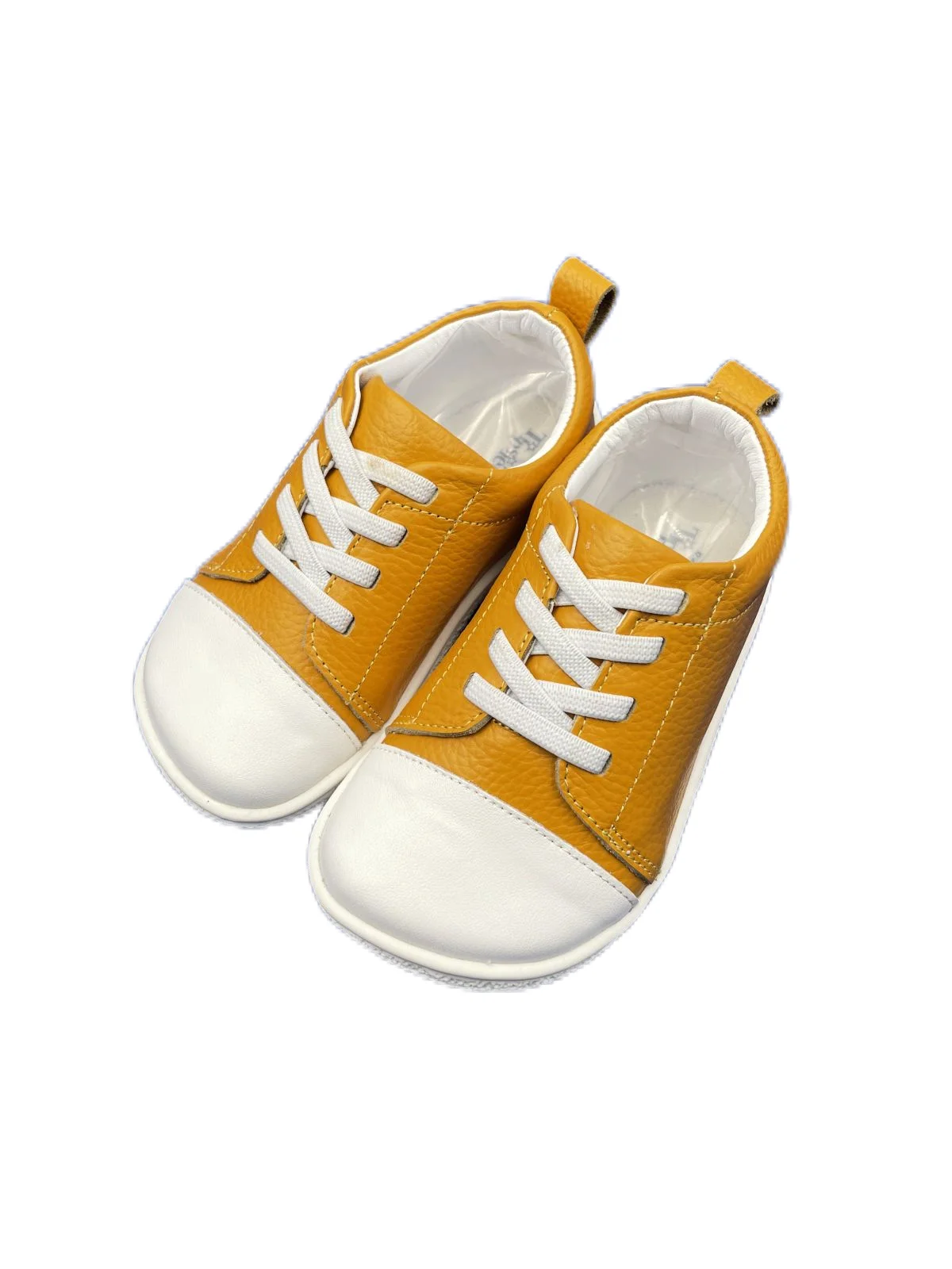 Tipsietoes nuevo zapato de cuero genuino 2025 para niñas y niños zapatillas de deporte descalzas peso ligero minimalista elástico - imagen 2