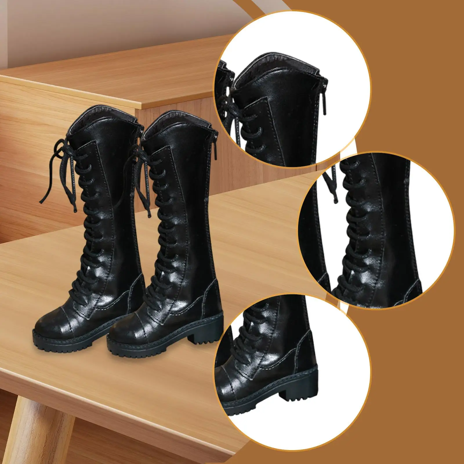 Zapatos para muñecas 60 cm - Calzado elegante 1/3 de escala
