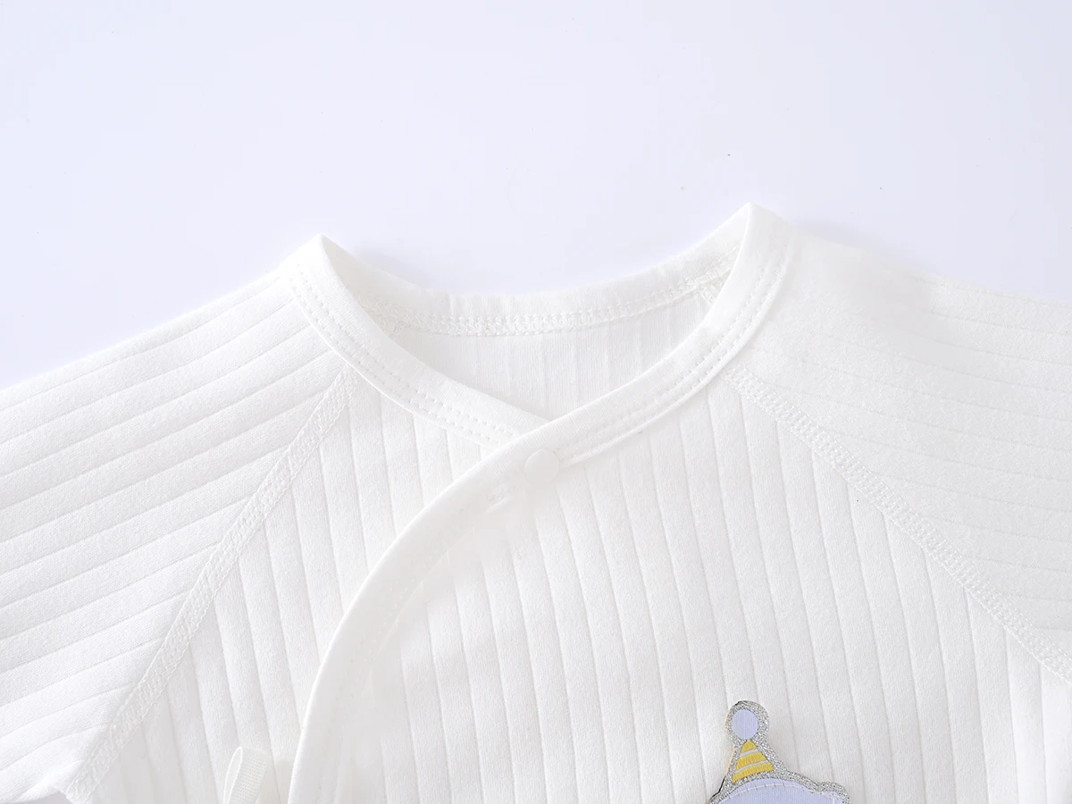 Somenie-mono Unisex de algodón puro para bebé, pelele de manga larga para bebé de las cuatro estaciones, mono con estampado de moda para niños y niñas - imagen 2