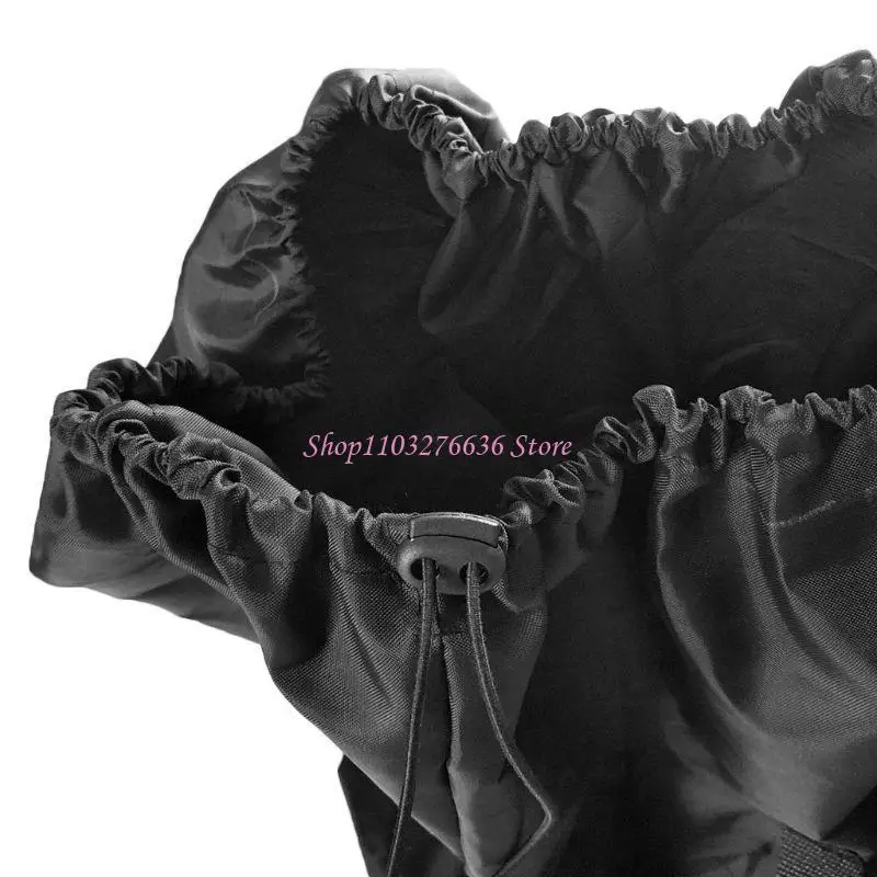 Bolsa seguridad para asiento bebé R6FD, bolsa almacenamiento viaje portátil, cordón plegable, cochecito coche a - imagen 5