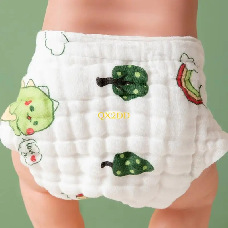 QX2D Pañales de algodón transpirable para bebés con piel sensible - imagen 5