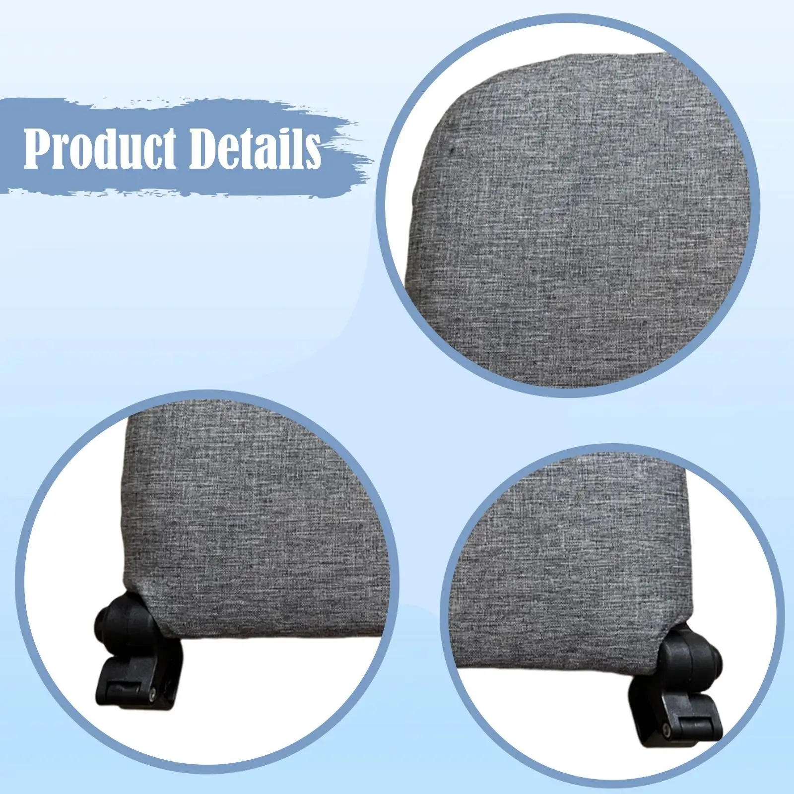 Reposapiés ajustable para cochecito infantil – Tela Oxford plegable - imagen 4