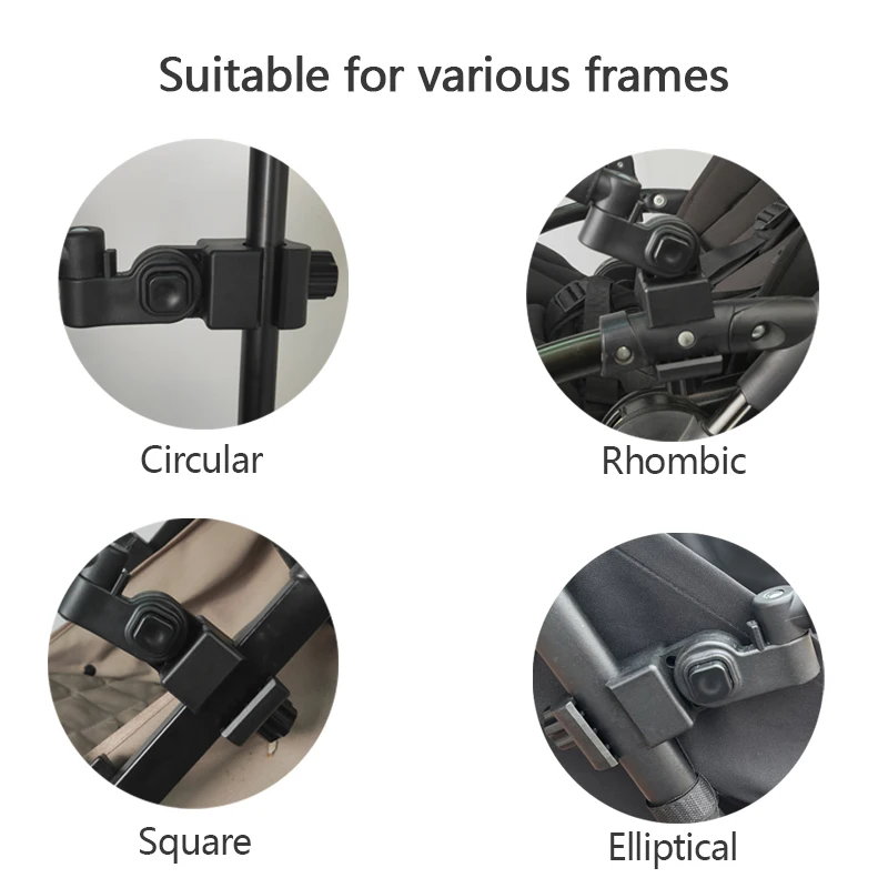 Barra de parachoques Universal para cochecito, mango de brazo para cochecito, accesorios para cochecito, esponja de cuero PU, Material de acero, barra de seguridad de tipo separado - imagen 4