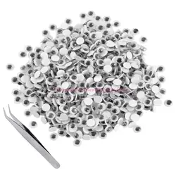 85AE Juego ojos plástico para muñeca artesanal, ojos para muñeca ganchillo hecha a mano