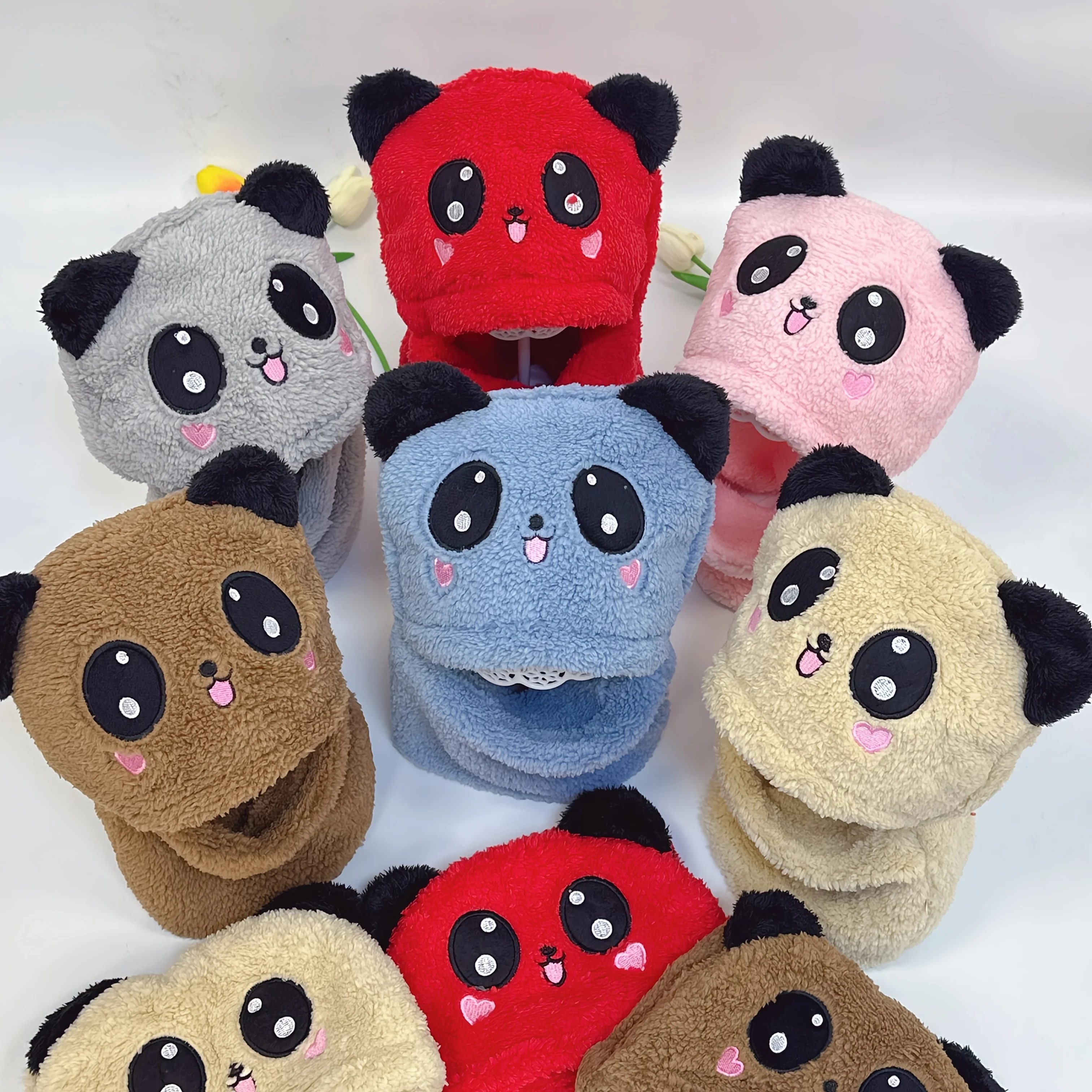 Gorro de panda suave y cálido para niños - imagen 2