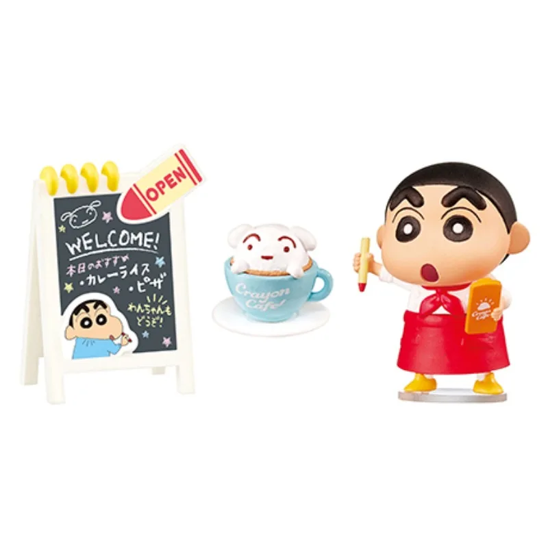 Re-ment Shin Chan Cafetería en miniatura con figuras sorpresa