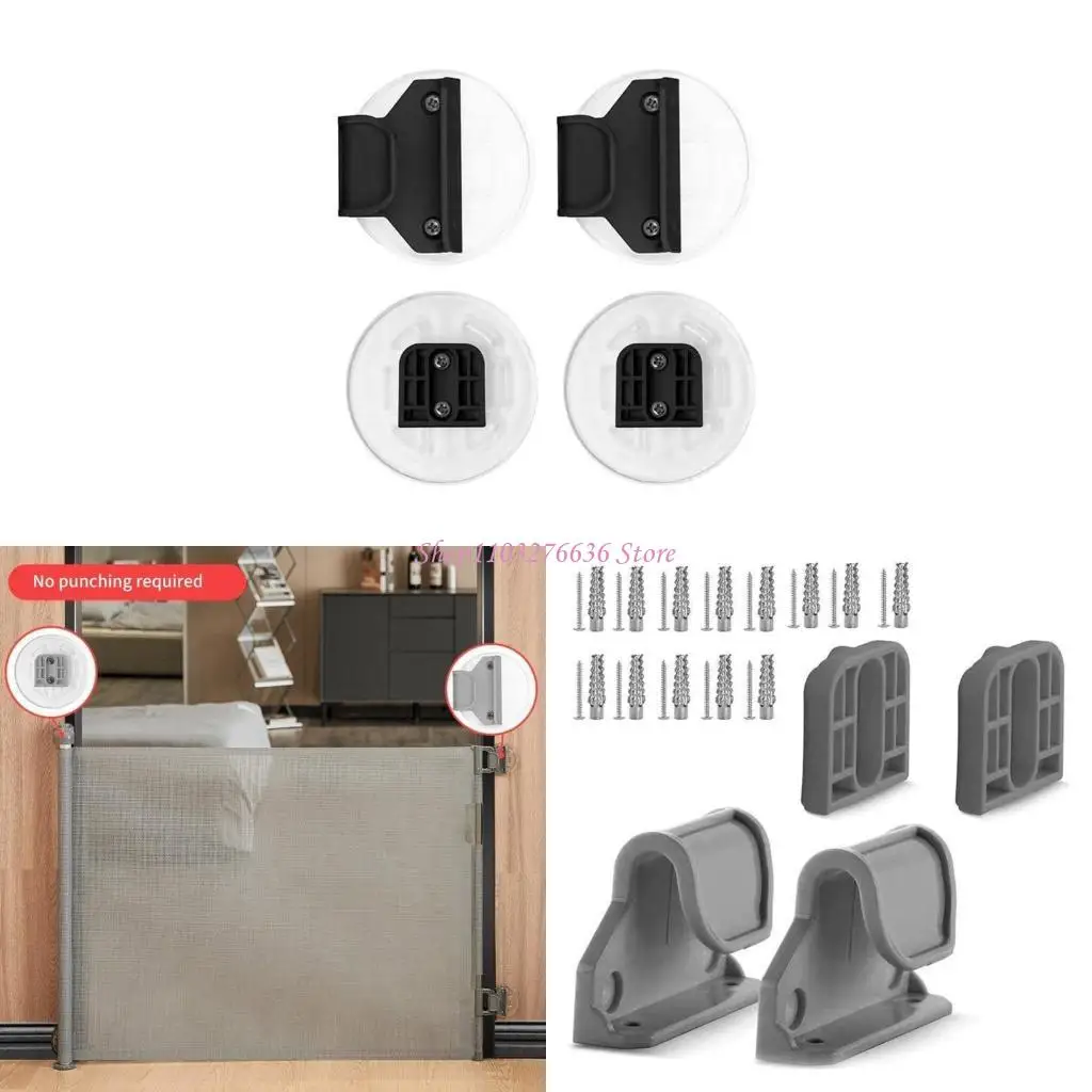 R6FD 1 set Parte compuerta resistencia a los niños universal para varios modelos escalera con tornillos