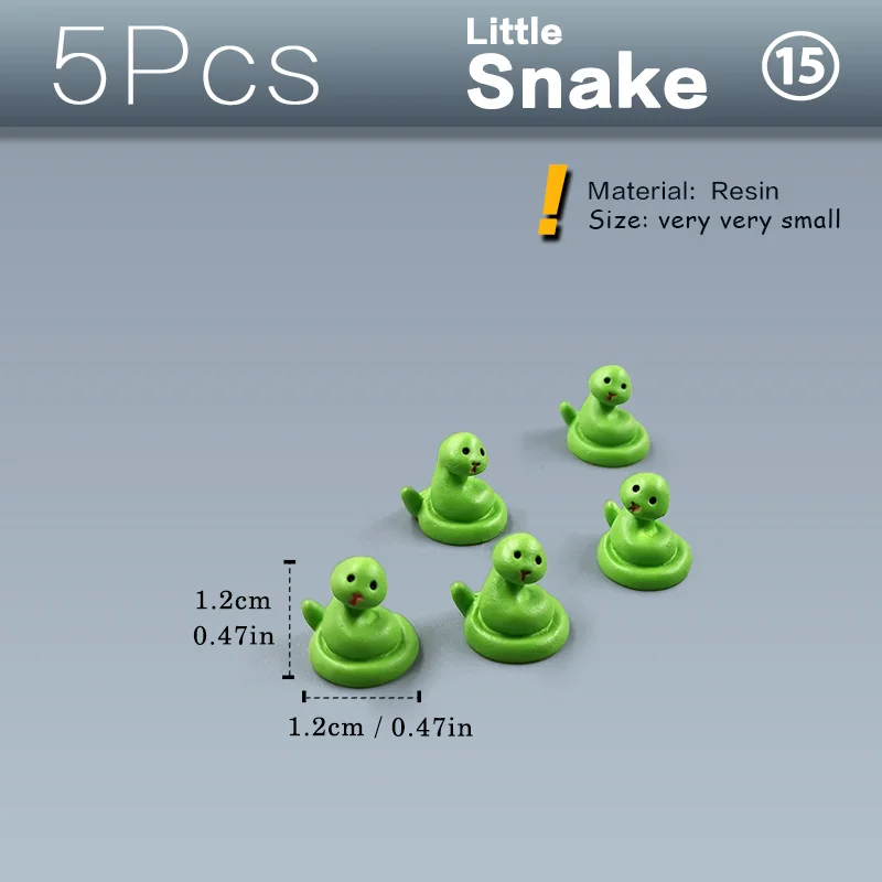 5pcs Snakes