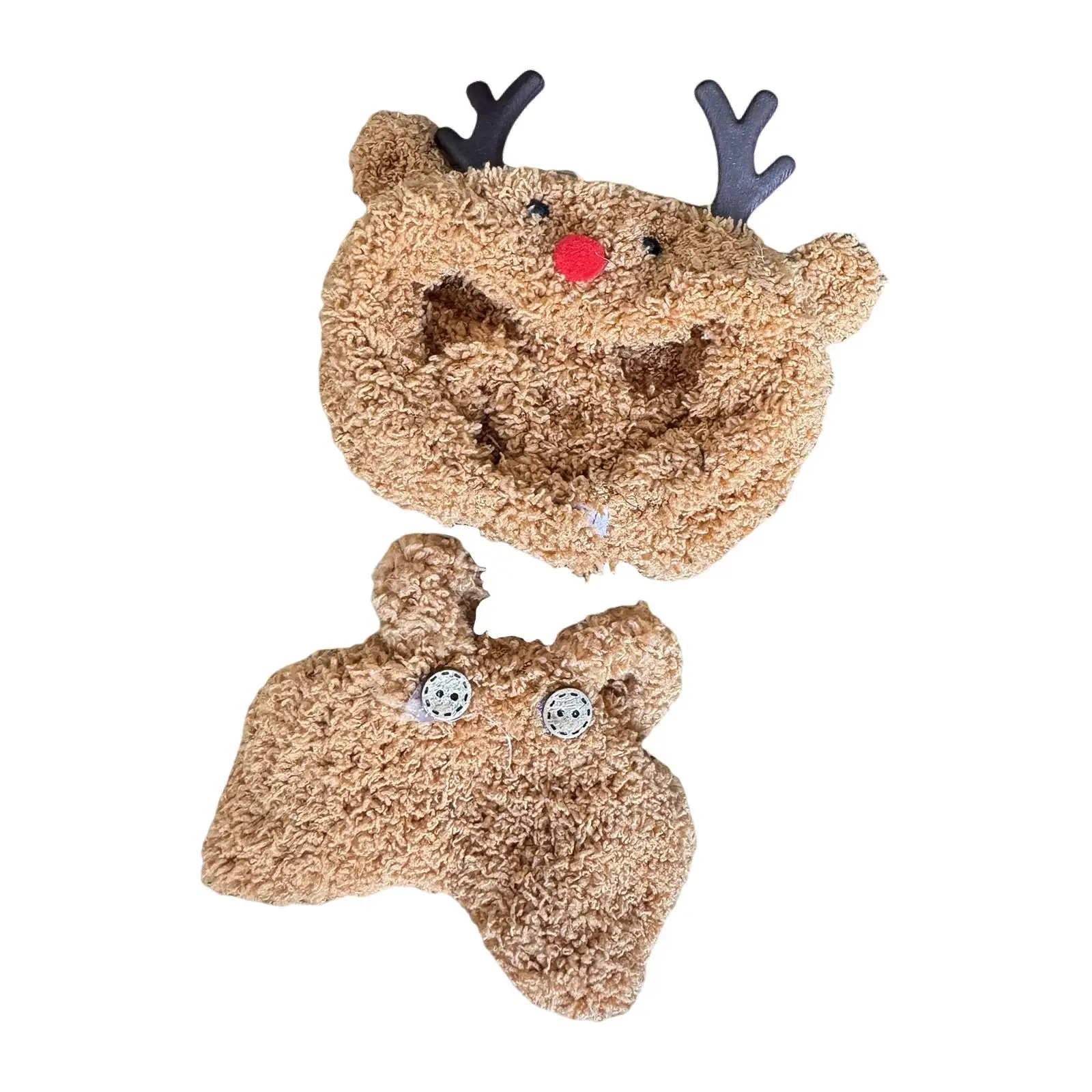 Plush Doll Playsuit for Kids Model Accessories Birthday Gifts Hands on Coordination Pendant Doll Costumes Dress up for 17cm Doll