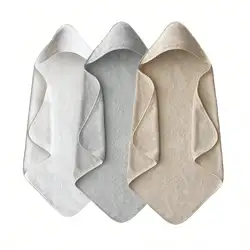 Albornoz de coralina con capucha para bebé – Bata suave