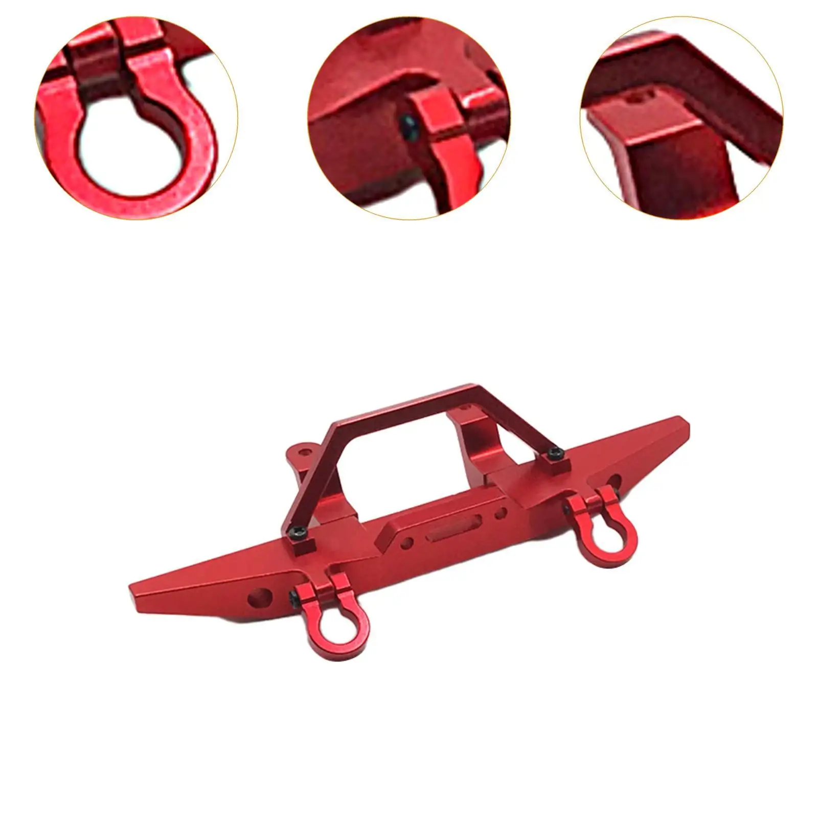 1:12 Aluminum Alloy RC Bumper Easy to Install Sturdy for 99S D90 RC Trucks
