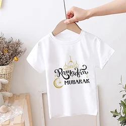 Camiseta Eid Mubarak manga corta infantil para niño