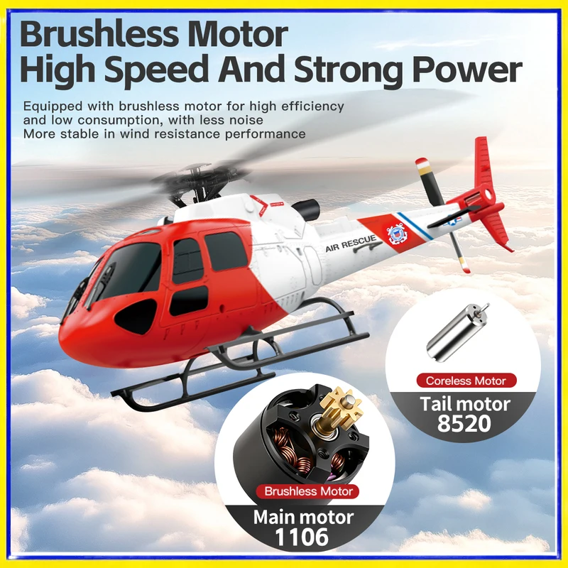 Wltoys K150 Helicóptero radiocontrol infantil – AS350 Squirrel - imagen 5