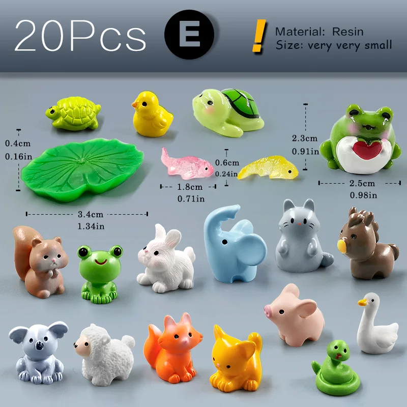 20pcs Small Animal-E