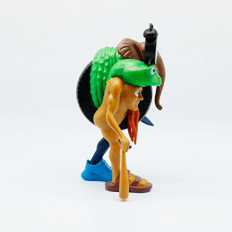 Tungtungsahur-figura de Sahur Tralalero Tralala, juguetes, estatuilla de Brainrot italiano, edición de monstruo Fusion, modelo de dibujos animados, regalos de adorno - imagen 5