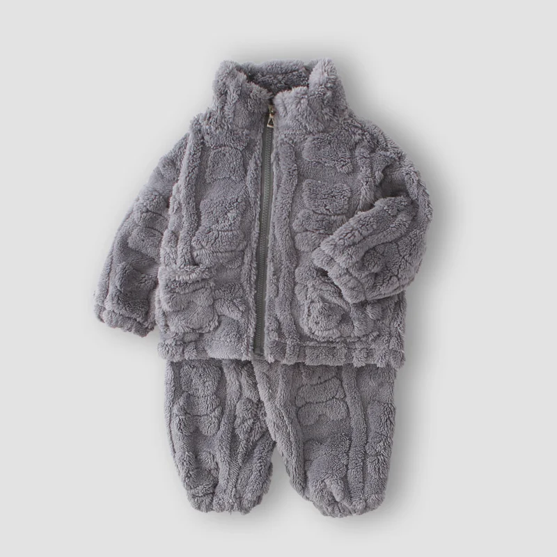 Conjunto de invierno para bebé: chaqueta cálida y pantalón - imagen 3