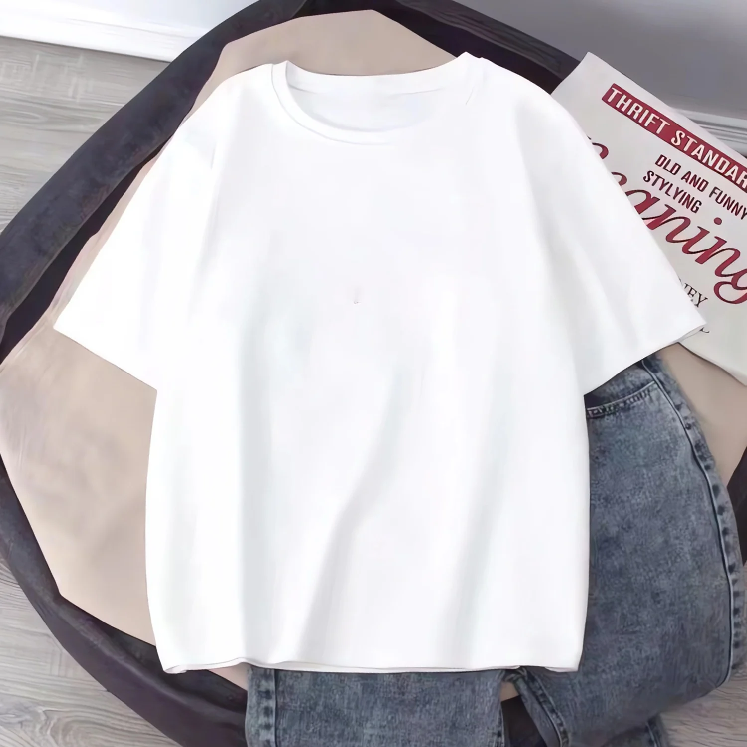 white t-shirt