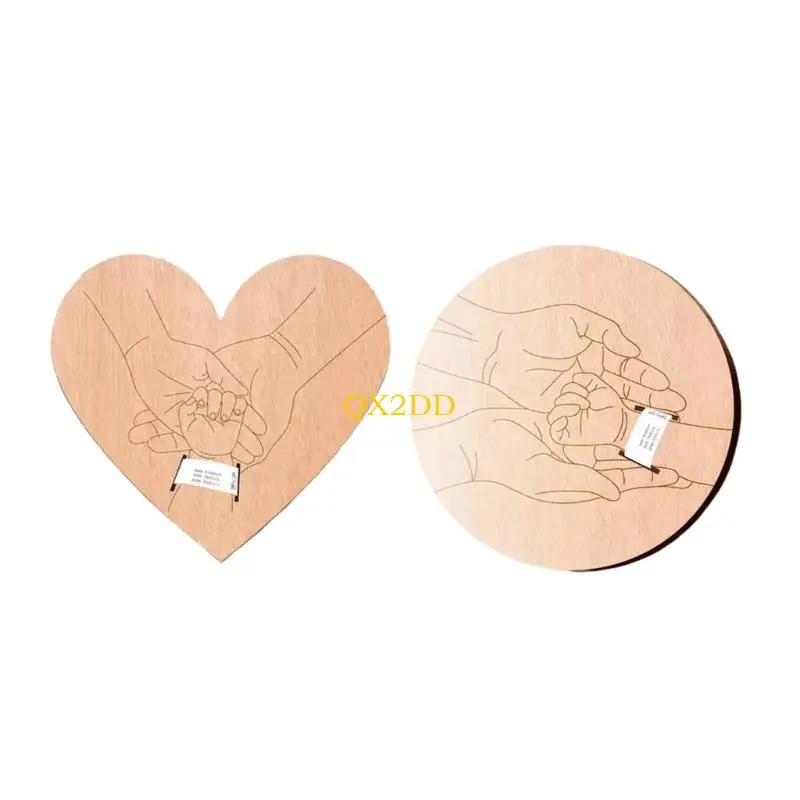 Plaque madera nacimiento infantil Bade Naquera CX2D