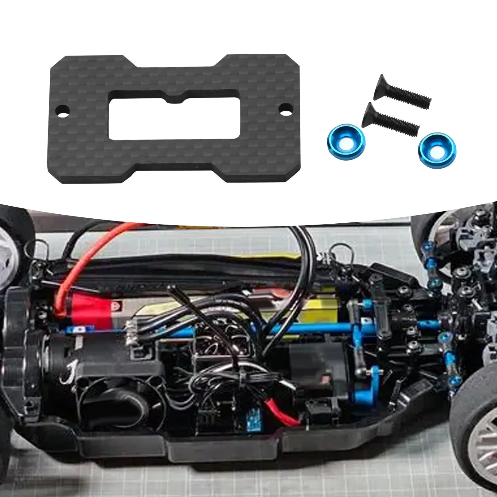 Reinforced Steering Connection Board Professional with Screws Upgrade Parts Accessory Heavy Duty TT02 Strengthened Servo Seat