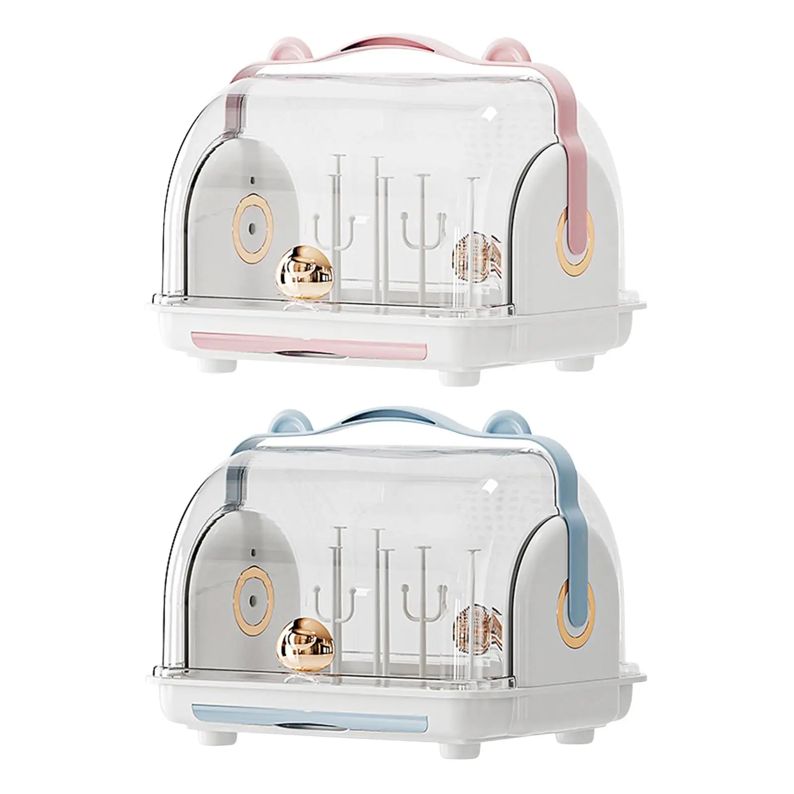 Drying Rack for Children's Tableware Organizer Simple Lovely Shape Practical