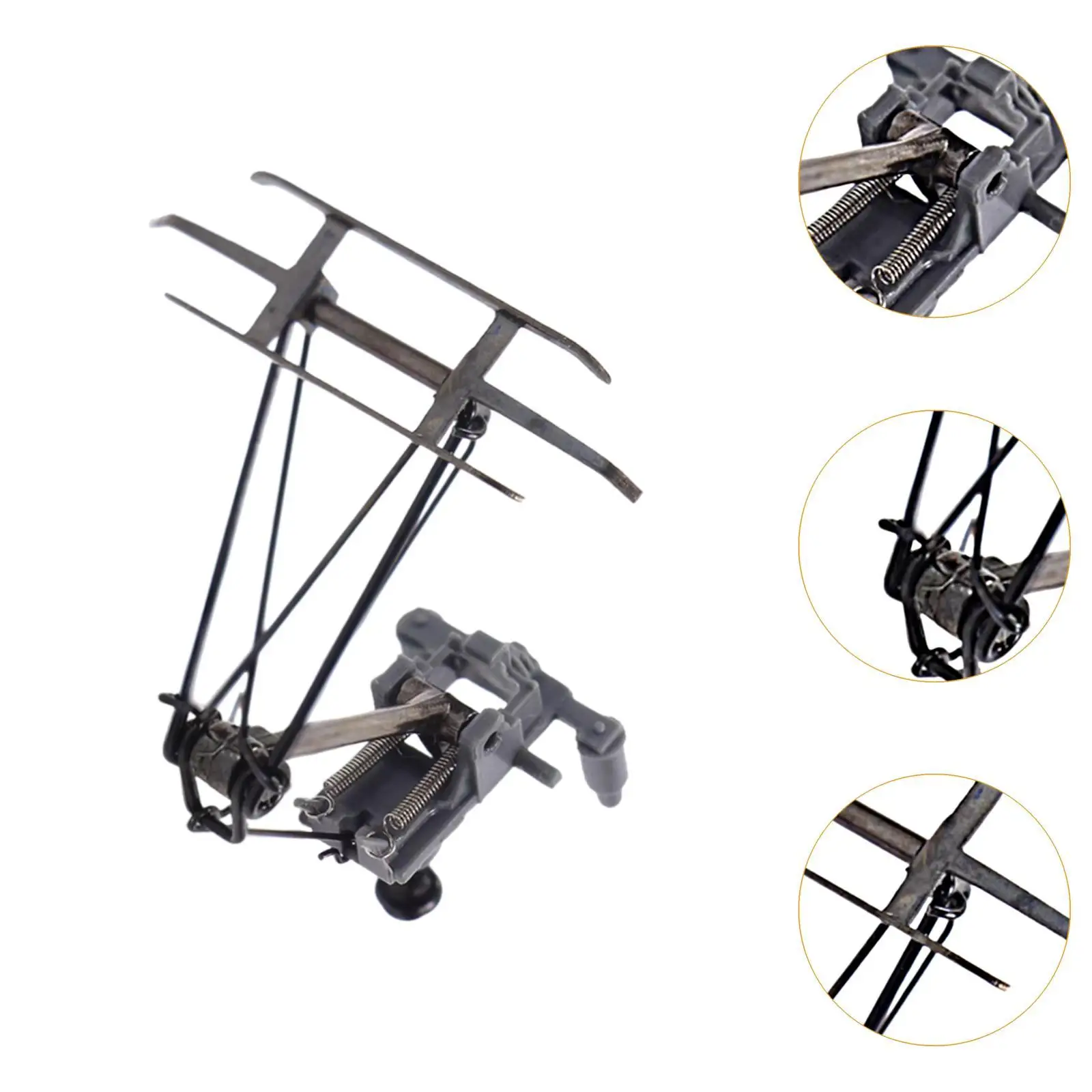 10Pcs Train Model Arm Pantographs Bow Building Kit Electric Traction Antenna