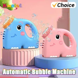Máquina burbujas automática caballito de mar dibujos animados niños