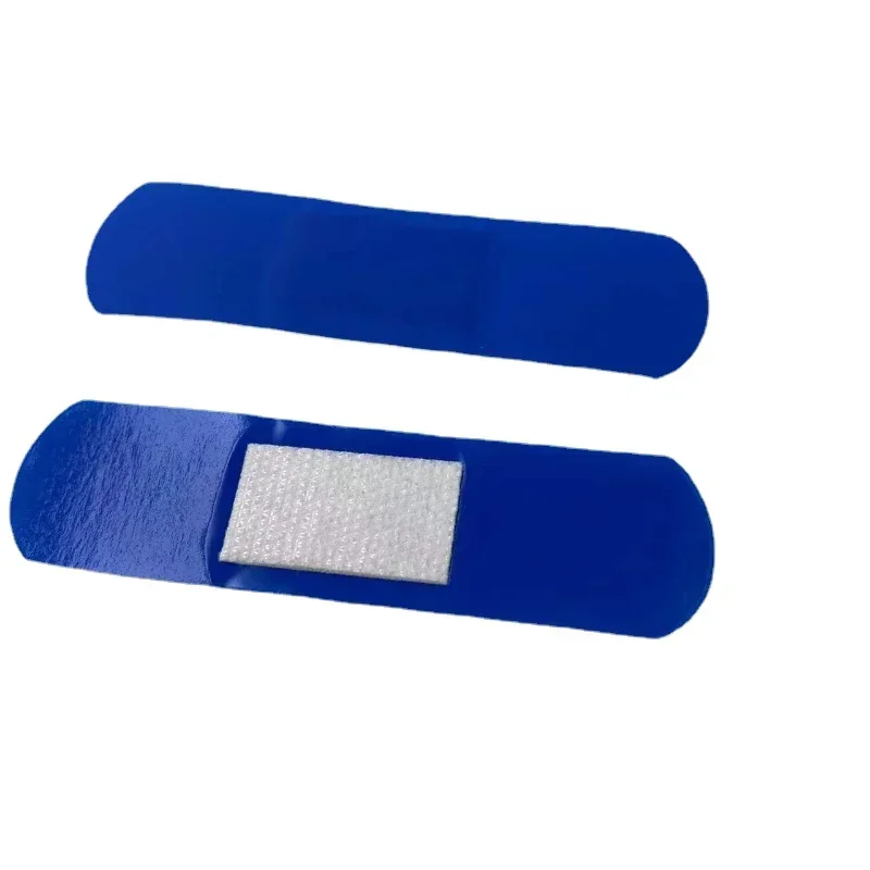 100 unids/set azul tirita detectable cocinero Chef yeso impermeable vendaje para heridas vendajes adhesivos impermeables fácil de encontrar - imagen 5
