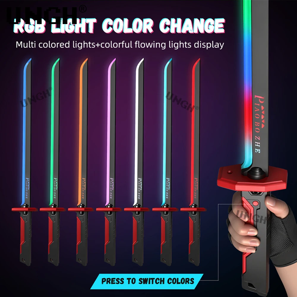 UNGH Sable de luz retráctil para niños – Espada láser cosplay - imagen 4