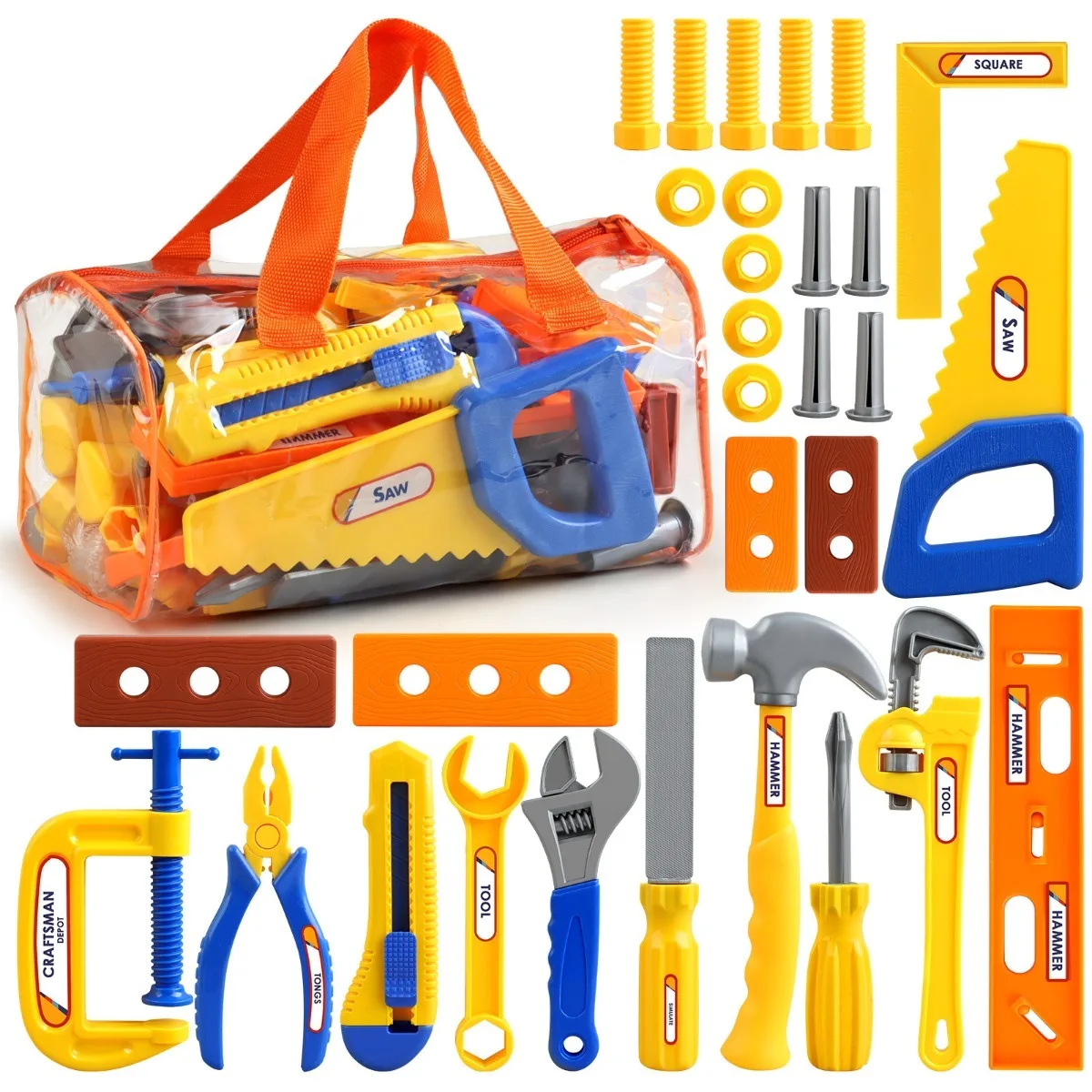 Juego de construcción Montessori plástico educativo para niños 3 años