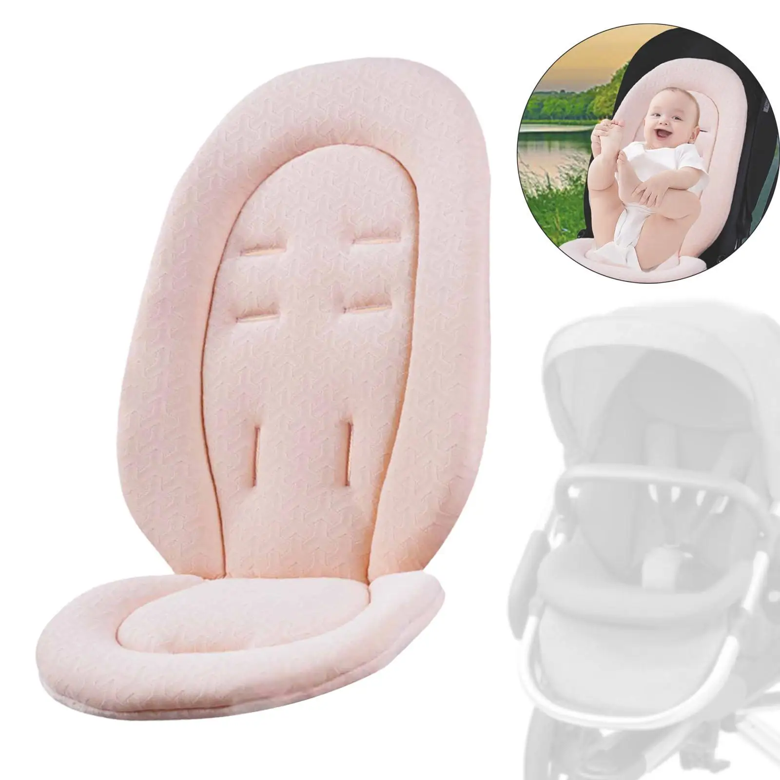 Soft Trolley Mattress Pram Seat Cushion for Car Pram Pushchair