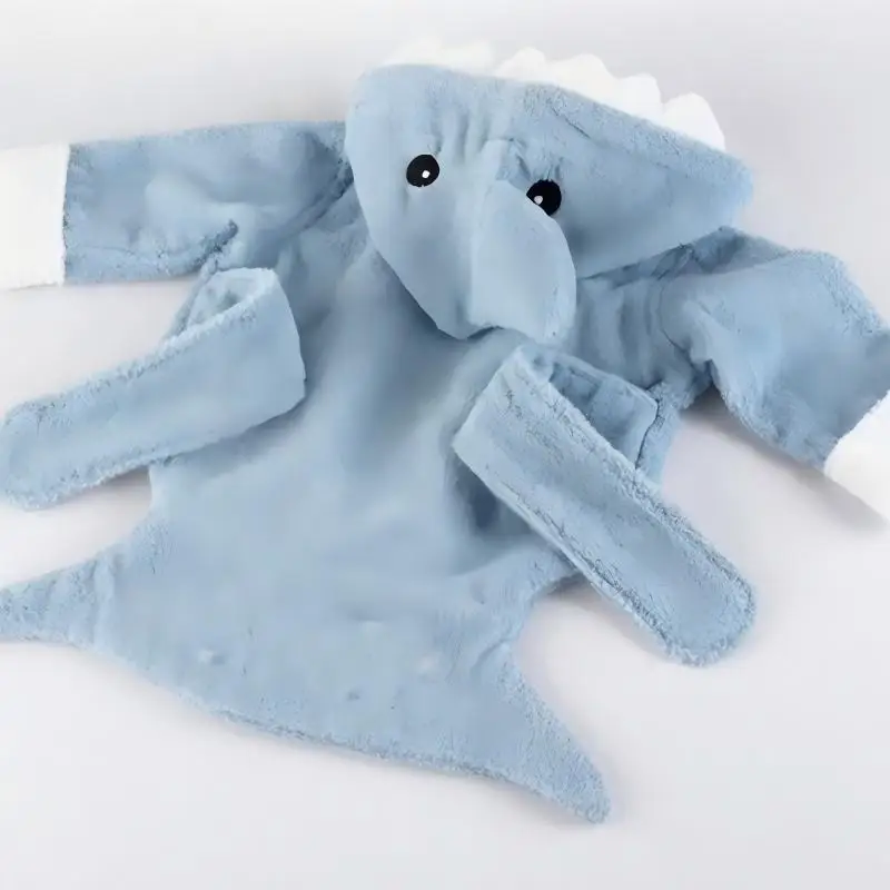 Albornoz de baño de algodón con capucha para bebé – Suave y absorbente - imagen 4