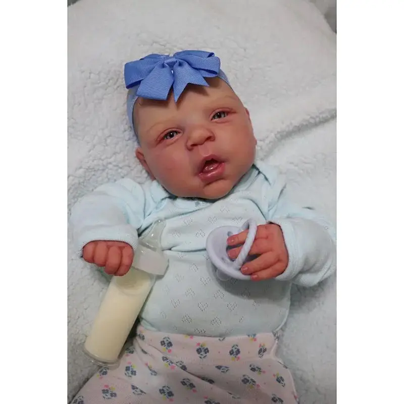 Muñeca reborn realista Estella NPK de aspecto pintado a mano - imagen 2