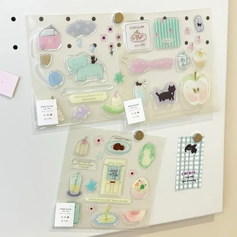 Dessert Shop Sticker ,Drop Glue Stickers Cute Stereo Diy Handbook Mobile Phone Case Computer Sticker - imagen 2