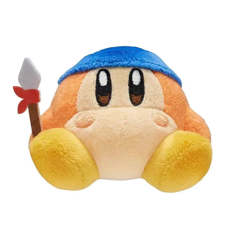 Figura de acción genuina, colgante de felpa Kirby de la segunda estrella de bala, modelo colgante de bolso rosa Gacha - imagen 3