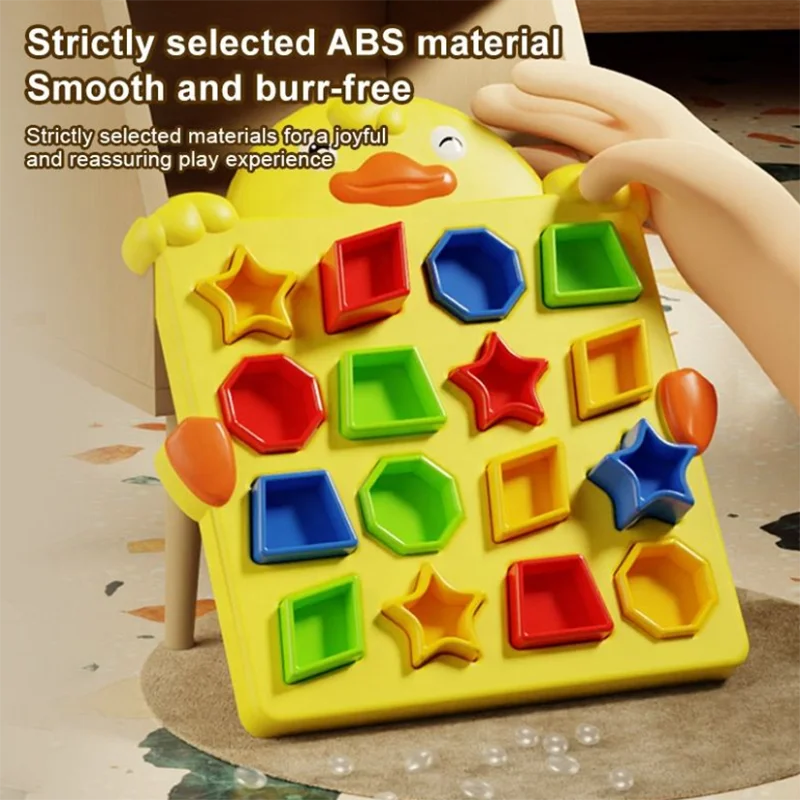 Rompecabezas Montessori de geometría – Coordinación mano-ojo - imagen 2