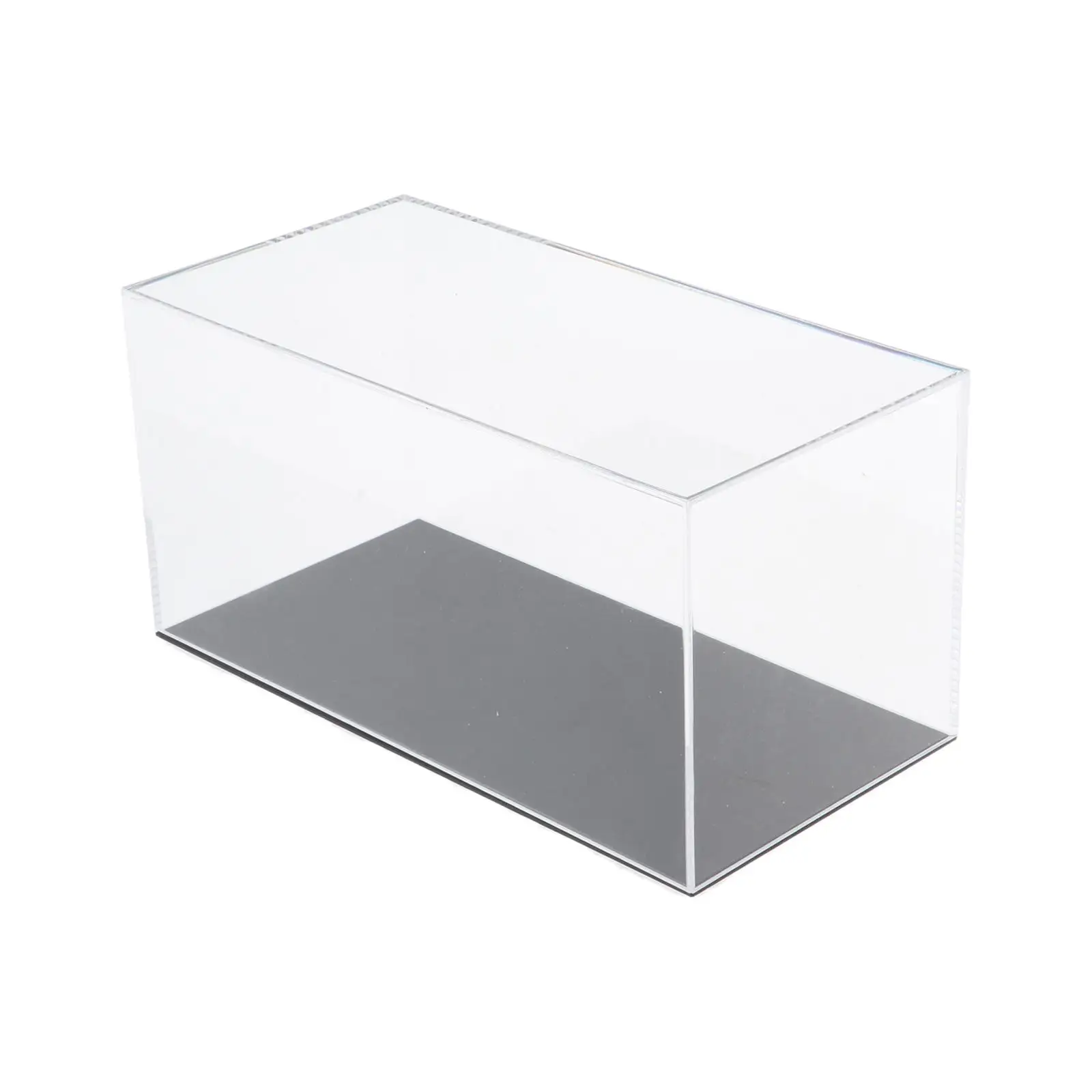 Acrylic Display Case Clear Stackable Crafts Toy Car Storage Organizer Model Car Showcase with Base for Souvenirs Trinket Dolls