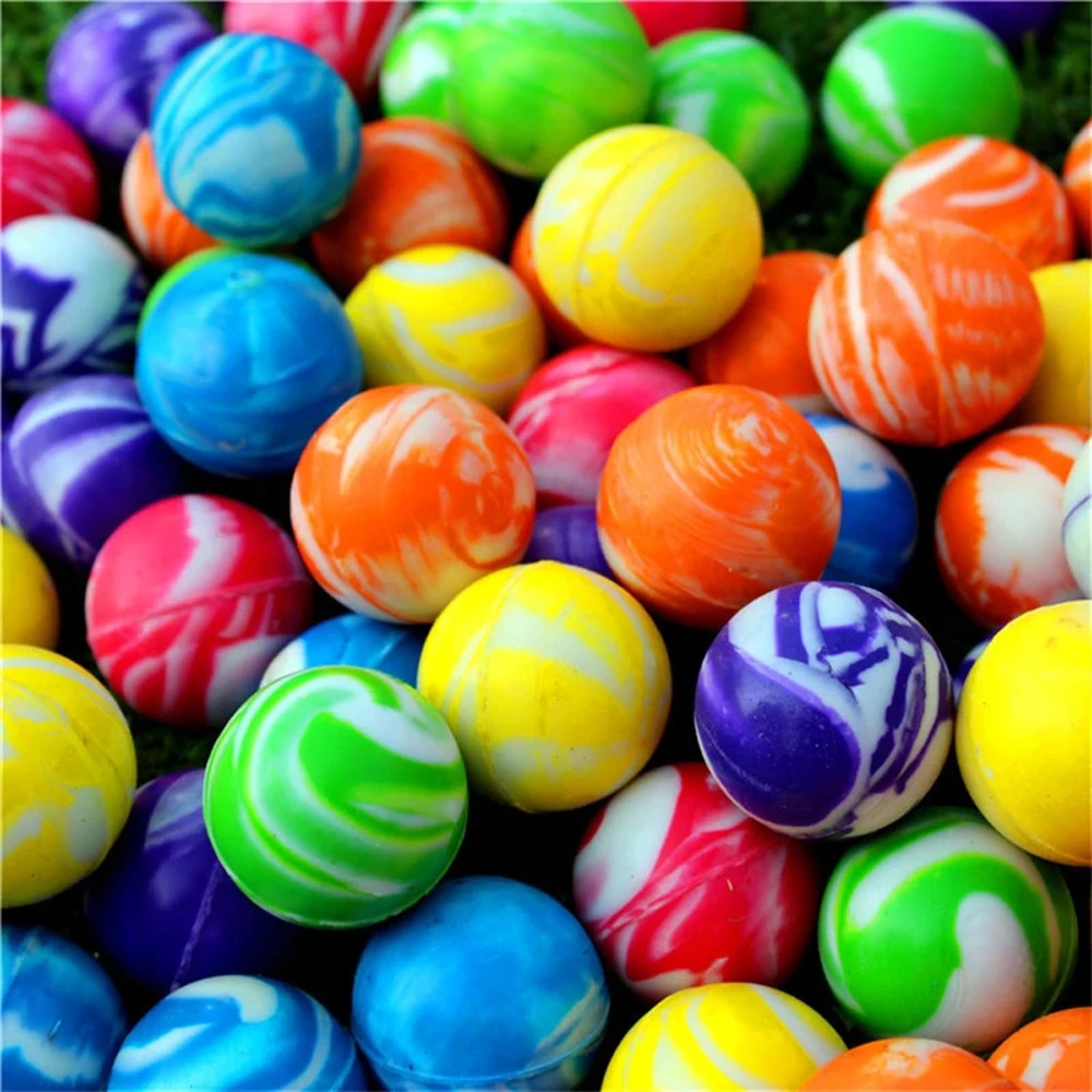 20pcs Small Jumping Rubber Ball Anti Stress Bouncing Balls Kids Water Play Bath Toys Outdoor Games Educational Toy for Children - imagen 2