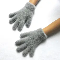 Guantes infantiles de invierno de peluche grueso para niños 3-6 años