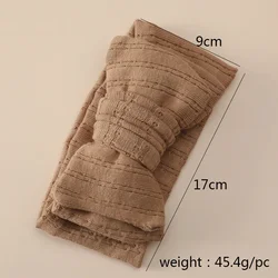 Diadema de algodón para niña recién nacida – Lazos elásticos suaves
