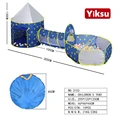 Blue Mongolian yurt
