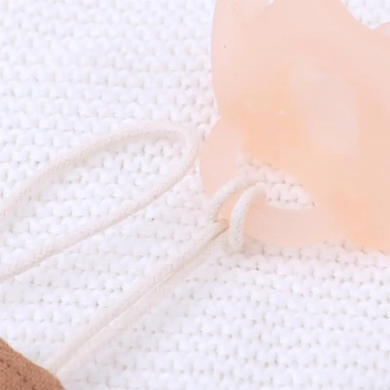 QX2D Baby pacifier Leash Colorida cadena chupete bebé recién nacidos - imagen 4